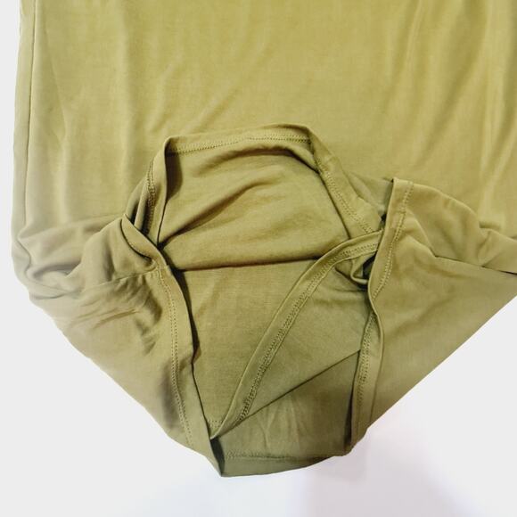 NOT YOURS TO KEEP Mary Midi Dress in Olive Medium - Picture 3 of 10